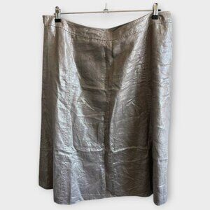 SAMOON gold metallic skirt